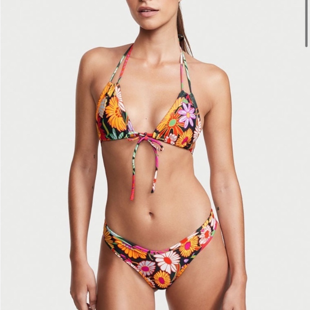 New! Montce Janeane cheeky bottom floral black nwot 27825